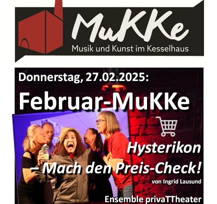 Februar-MuKKe: “Hysterikon – Mach den Preis-Check“ von Ingrid Lausund